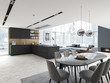 © 2mmedia - new modern city loft apartment. 3d rendering