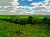 Fototapeta Na ścianę - view from the mountains to the plain