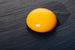 chicken egg yolk closeup