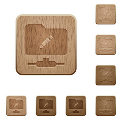 Sticker - FTP rename wooden buttons