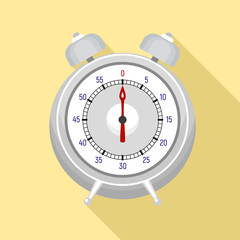 Poster - Alarm kitchen timer icon. Flat illustration of alarm kitchen timer vector icon for web design