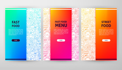 Poster - Fast Food Brochure Web Design