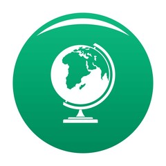 Poster - Map icon. Simple illustration of map vector icon for any design green