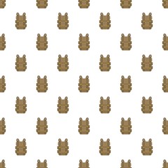 Poster - military backpack pattern seamless vector repeat for any web design