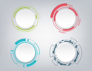 Poster - abstract technology communication design.vector, illustration.