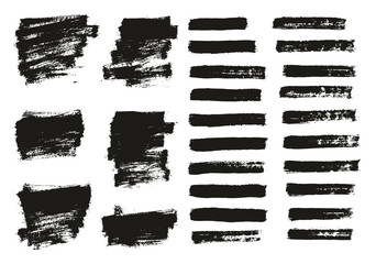 Wall Mural - paint brush thin background & lines high detail abstract vector background mix set 50