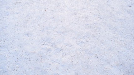 Beautiful background of white snow in winter.