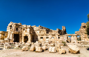 Poster - Hexagonal Court of the Temple of Jupiter at Baalbek, Lebanon