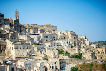 Canvas Print - Matera old town, Basilicata, Italy