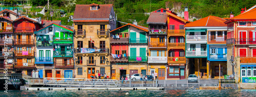 Fishermen town of Pasaia at the Basque Country. Fototapet