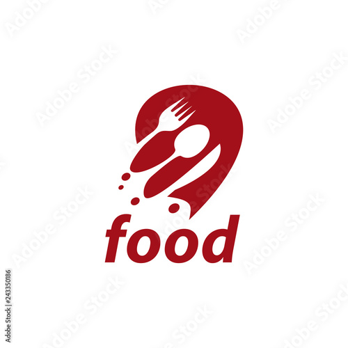 Good Food Logo Design Template Vector Color Hand Like