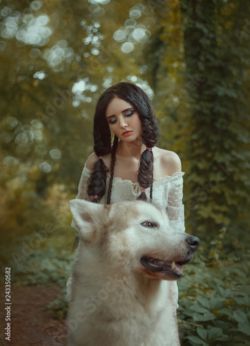 Magic Fairy Saddles Proud Wolf Of Forest And Rides Him Predator