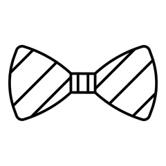 Wall Mural - Fashion bow tie icon. Outline fashion bow tie vector icon for web design isolated on white background