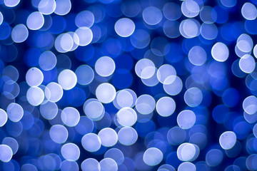 background from blurred circles. blue bokeh.