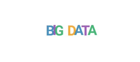 Poster - Big data word concept