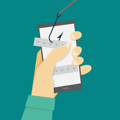 Poster - Thief steal personal data with password. Cyber crime