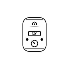 Aufkleber - boiler, electric, heating, supply icon. Element of plumbing and heating icon for mobile concept and web apps. Detailed boiler, electric, heating, supply icon can be used for web