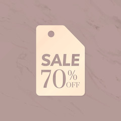 Poster - Discount price tag