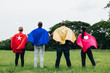© Rawpixel.com - Superheroes standing in the park
