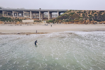 Surfing in San Diego