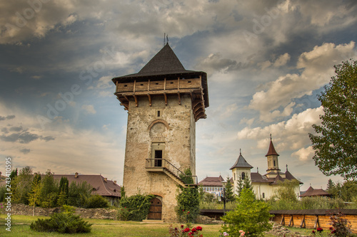 Zdjęcie XXL Rumunia, Klasztor Humoru, 2017, Wieża Vasile Lupu