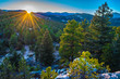 Beautiful Sunset Over Evergreen, Colorado