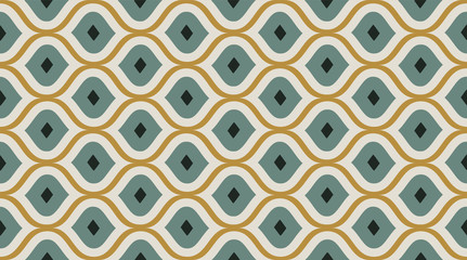  Seamless pattern geometric. Delicate beautiful ornament. Geometric fashion fabric print. 
Seamless vector pattern.