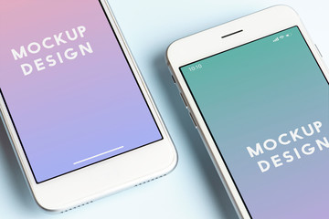 Canvas Print - Premium mobile phone screen mockup template