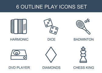 Poster - play icons