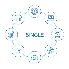Poster - 8 single icons