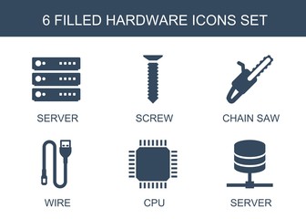Fototapete - hardware icons