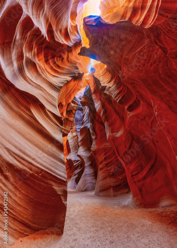 Antelope Canyon is a slot canyon in the American Southwest.