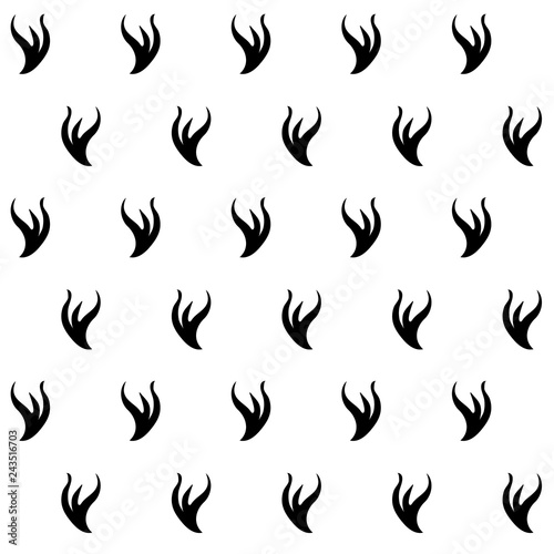 Fotografía Stilyzed ermine fur seamless pattern