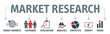 © Trueffelpix - Banner Market research Vector Illustration