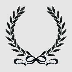 Wall Mural - icon laurel wreath, spotrs design -