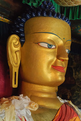 Shakyamuni Buddha in Shey Monastery in Ladakh, India