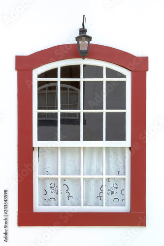 Fotografía Janela de casa colonial em Ouro Preto, Brasil