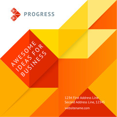 Wall Mural - Abstract design of business vector template