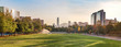 © diegograndi - Panoramic view of Santiago skyline at Araucano Park - Santiago, Chile