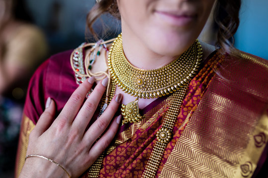 Indian bride's jewellery