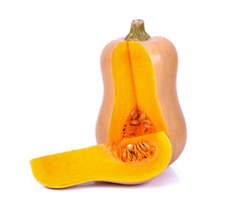 Poster - Butternut squash isolated on white background