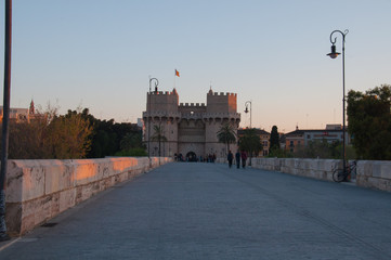 Wall Mural - Torres Serrano Valencia