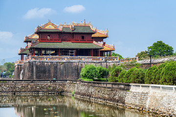 Wall Mural - Side view of the Meridian Gate to the Imperial City