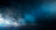 © MiaStendal - Texture dark concrete floor with mist or fog. Creative blurry outdoor asphalt background with mist