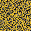 Watercolor safari jaguar vector pattern