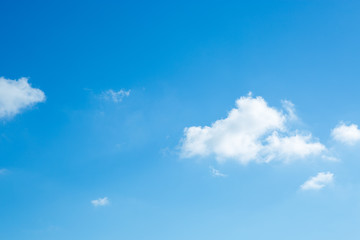 blue sky with clouds