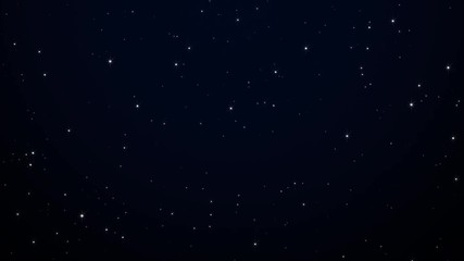 Wall Mural - night starry skies with twinkling or blinking stars