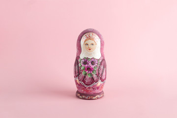 russian doll isolated