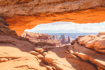 Wall Mural - mesa arch at sunrise, canyonlands national park, utah, usa