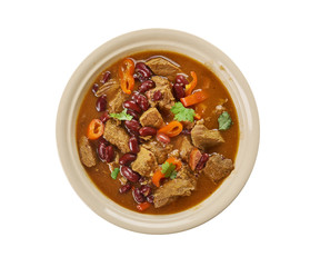 Sticker -  Chili With Ground Beef and Sausage